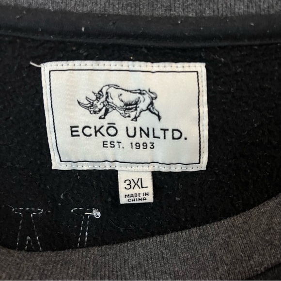 Embroidered Pullover Crewneck Ecko Lion Design Size 3XL ($50) - Picture 3 of 4